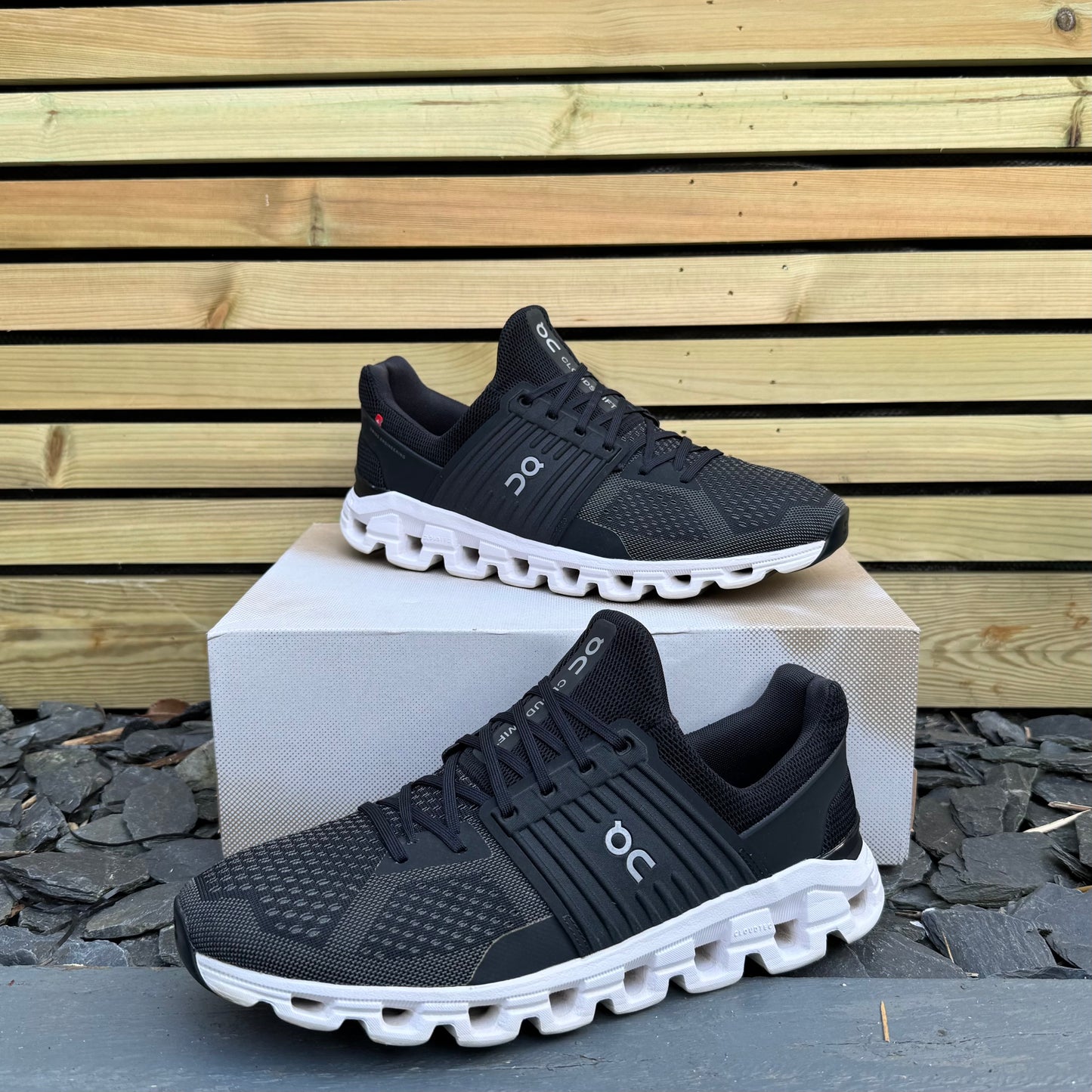 On Running CloudSwift 2.0 - Black / Rock - UK10.5