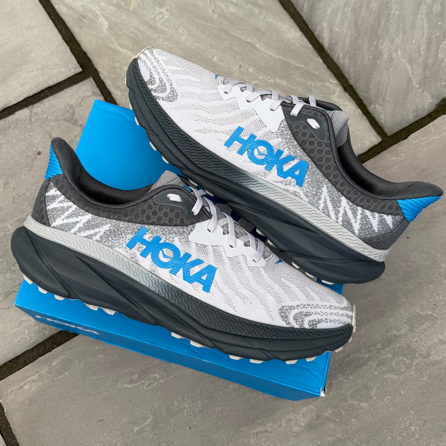 Hoka Challenger 7 - Outer Orbit / Blue - UK12