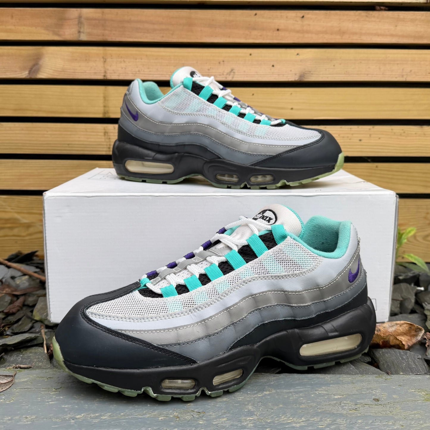 Nike Air Max 95 ID “Nike By You” - Teal / Lavender Gradient - UK8