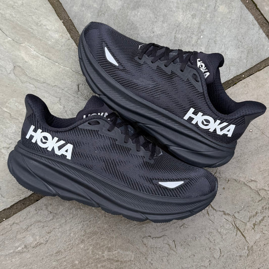 Hoka Clifton 9 Gore-Tex - Black Reflect - Multiple Sizes - Brand New