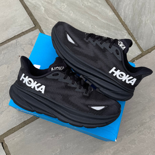 Hoka Clifton 9 Gore-Tex - Black Reflect - UK8.5