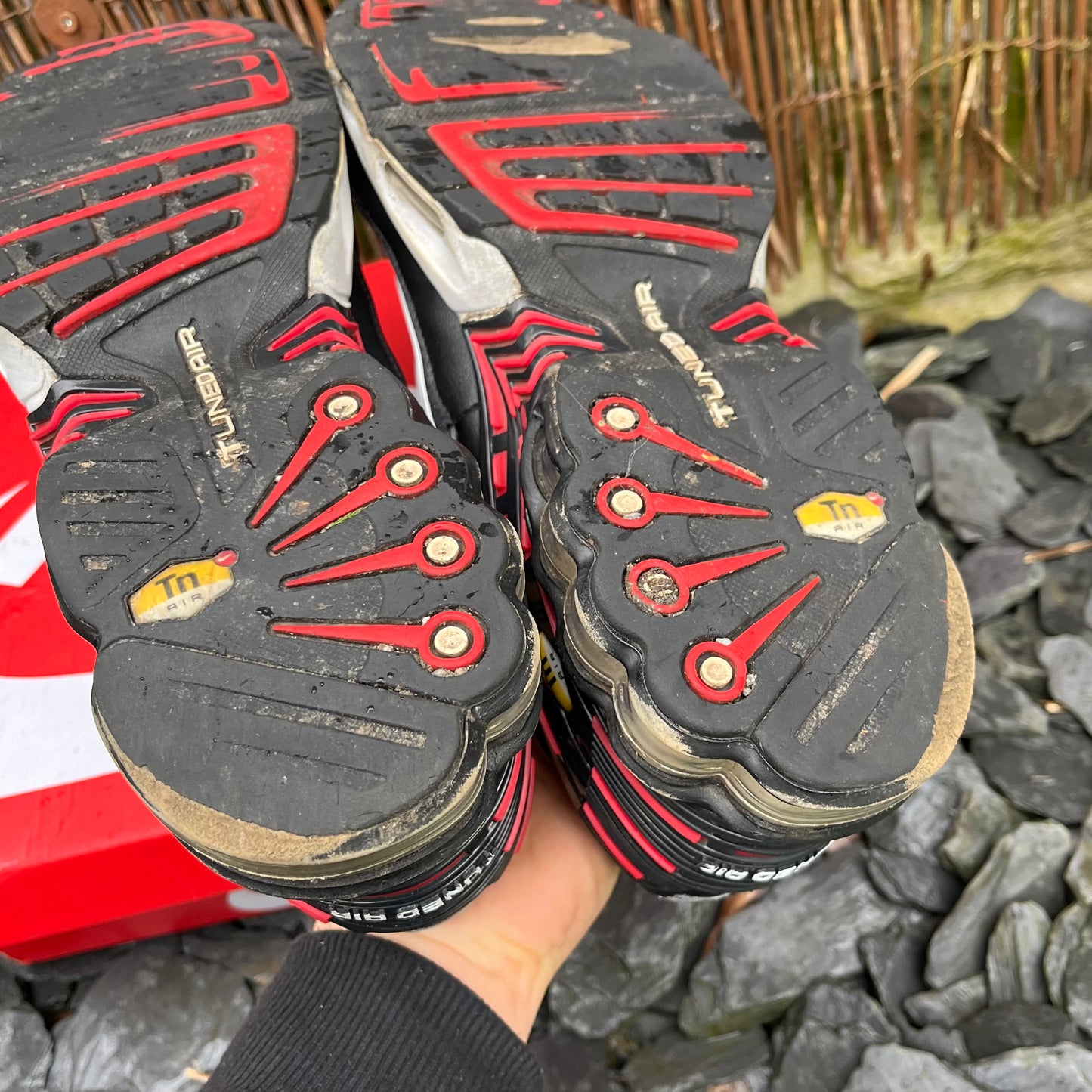 Nike Air Max Plus TN 3 Black / University Red UK10