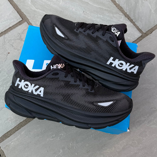 Hoka Clifton 9 Gore-Tex - Black Reflect - UK8.5