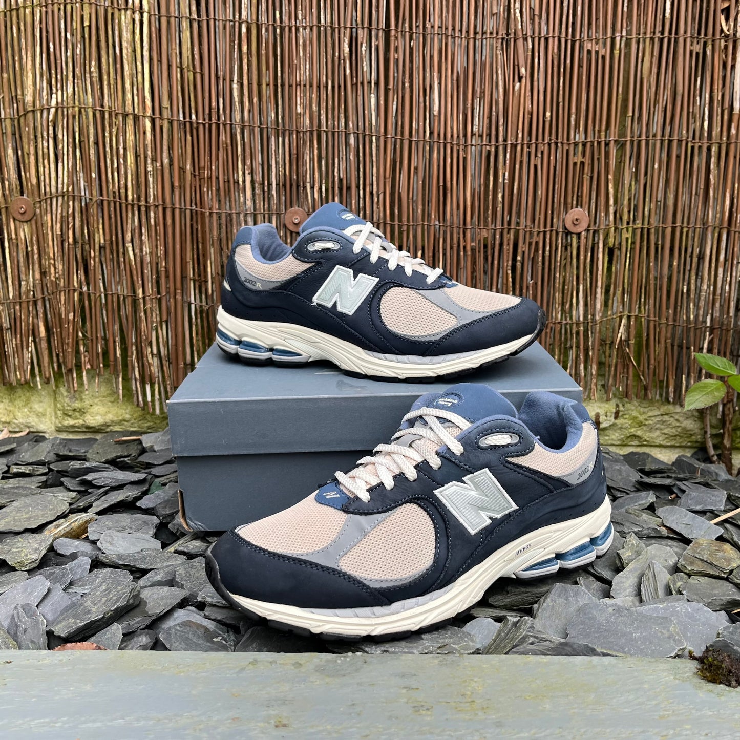 New Balance 2002R Blue / Beige UK9.5