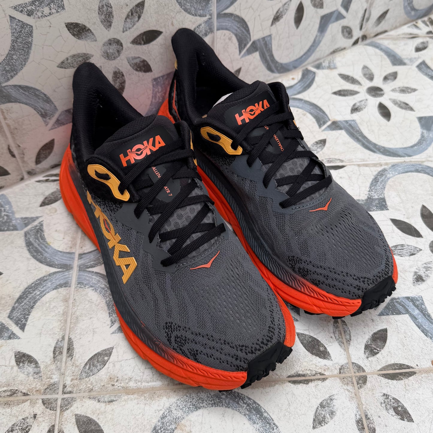 Hoka Challenger 7 - Castle Rock / Flame - UK9