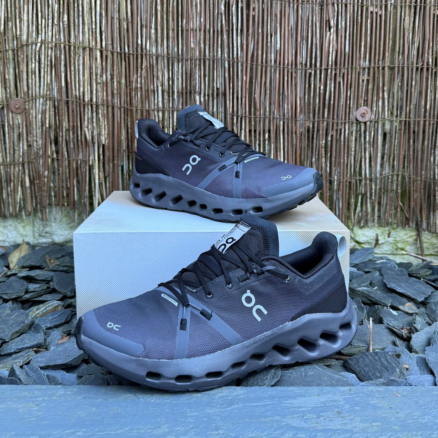 On Running CloudSurfer Trail Waterproof - Black Eclipse - UK8.5