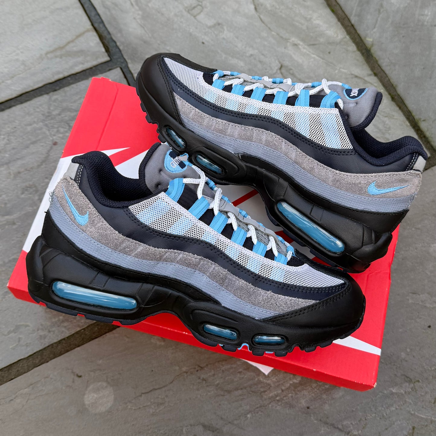 Nike Air Max 95 - Cool Grey / University Blue* - UK7