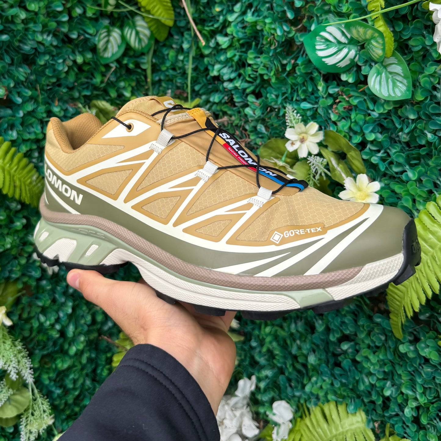Salomon XT-6 Gore-Tex - Antelope / Icicle / Portabella - UK11 - Brand New