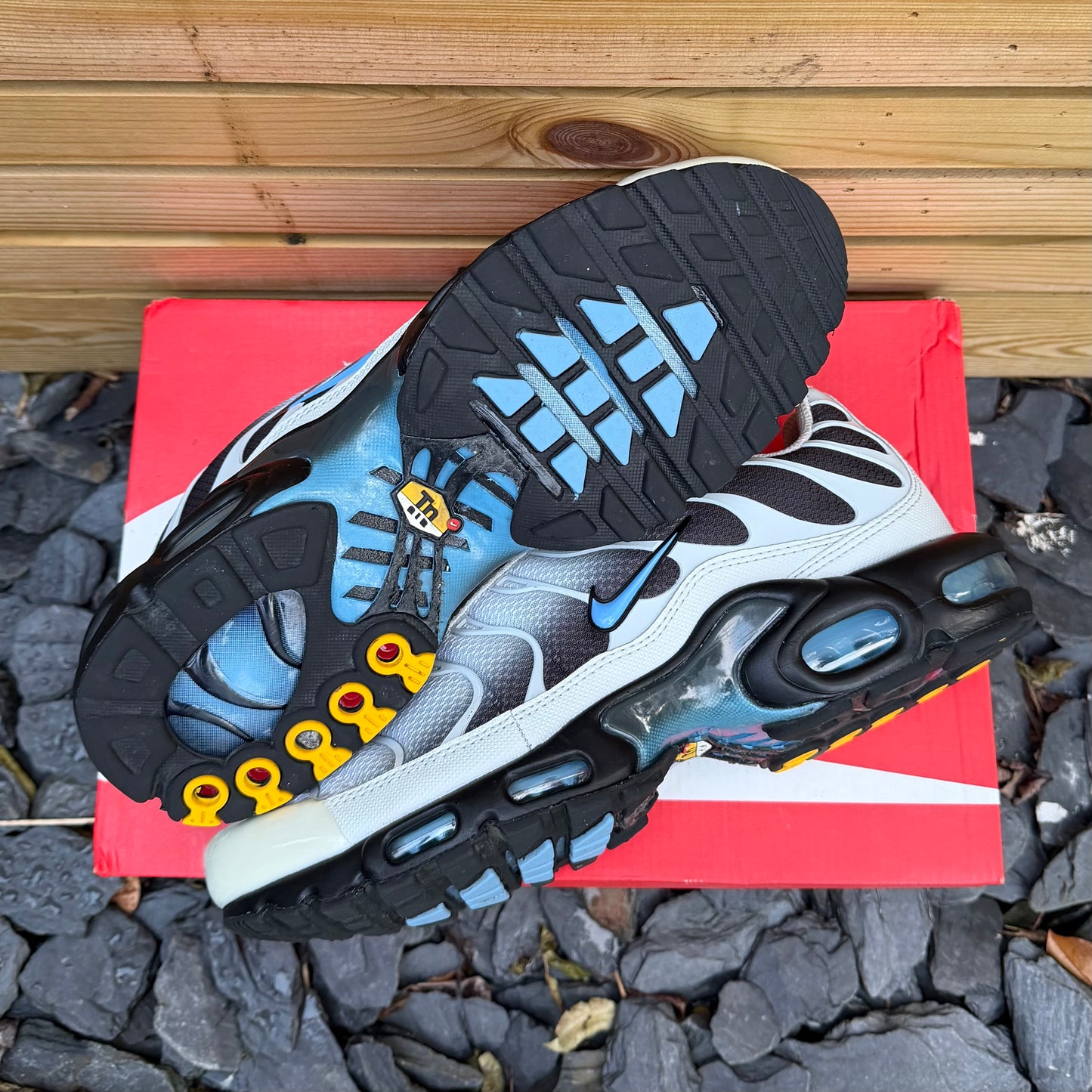 Nike Air Max Plus TN - Pure Platinum / University Blue - UK9