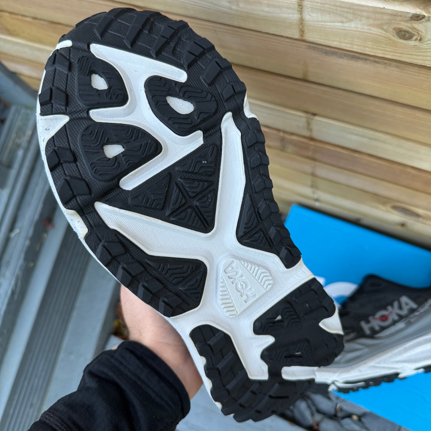 Hoka Stinson 7 - Black / Outer Orbit - UK9.5
