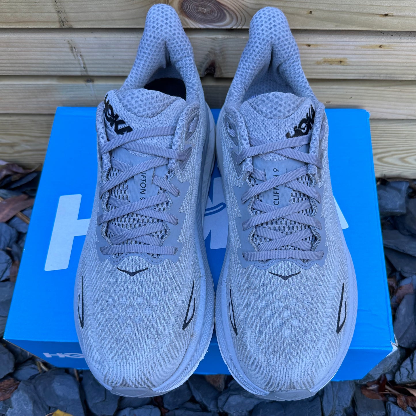 Hoka Clifton 9 - Wolf Grey - UK9