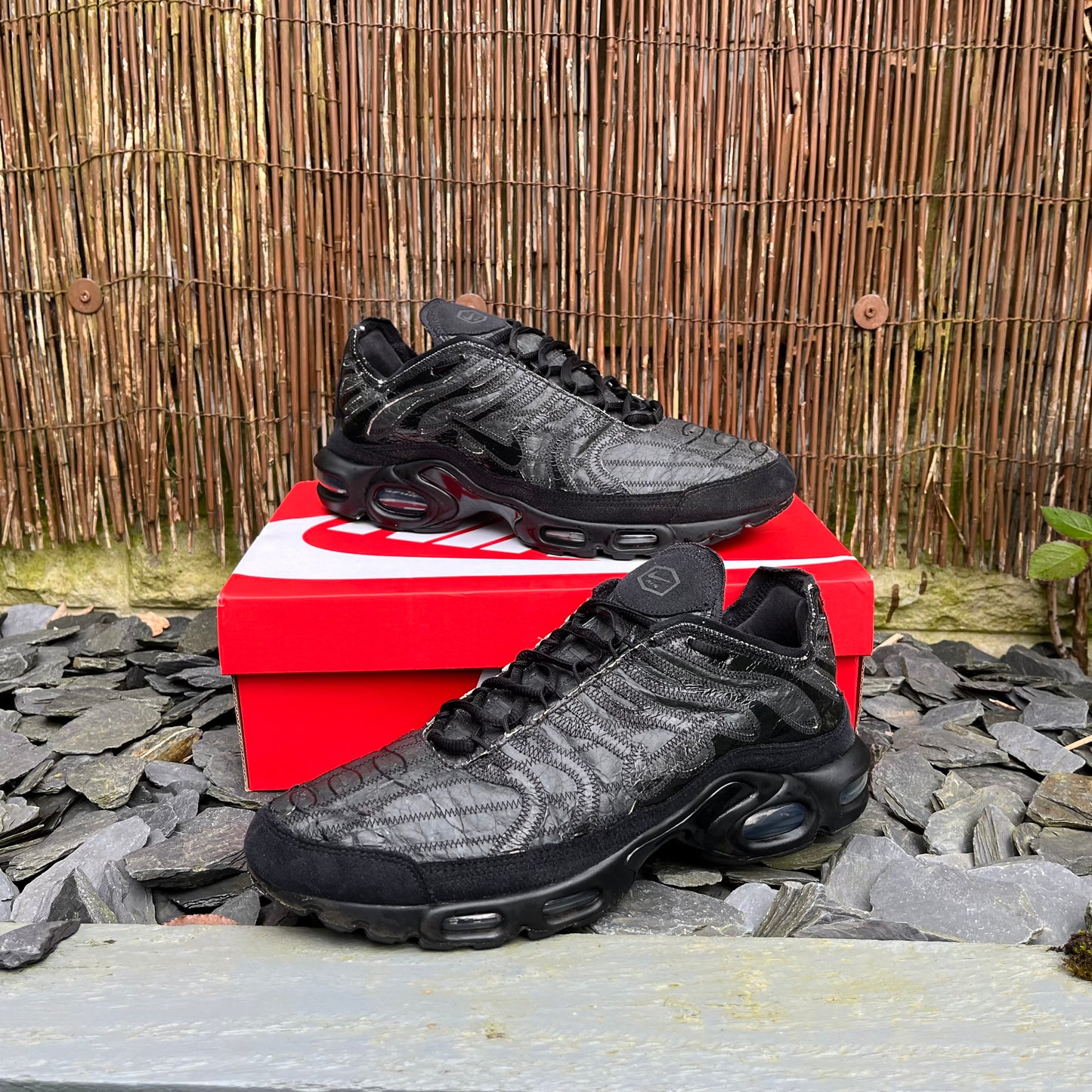 Nike Air Max Plus TN Deconstructed Triple Black UK10