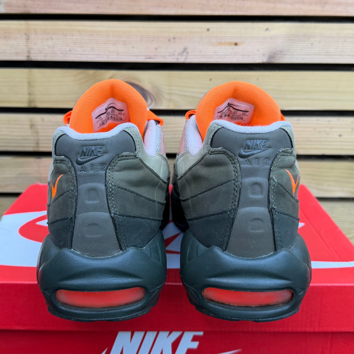 Nike Air Max 95 OG - Neutral Olive  / Total Orange - UK10