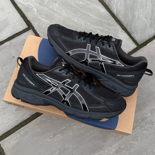 Asics Gel-Venture 6 - Black / Metallic - UK8