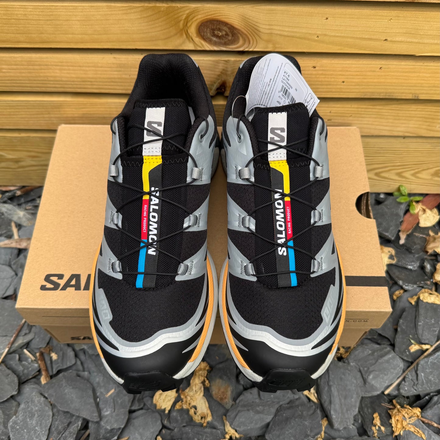 Salomon XT-6 - Black / FTW Silver / Light Apricot - UK8 - Brand New