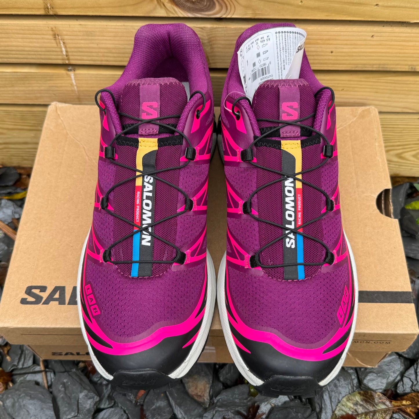 Salomon XT-6 - Plum Caspia / Dawn Blue / Black - UK8.5 - Brand New