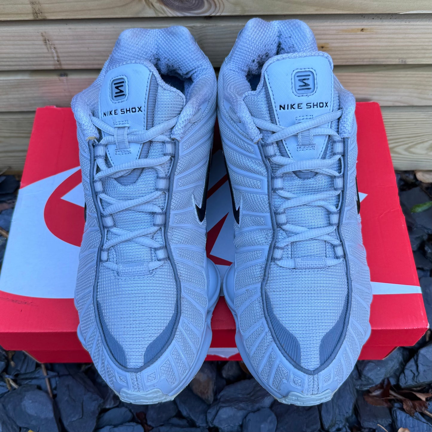 Nike Shox TL - Pure Platinum - UK9.5