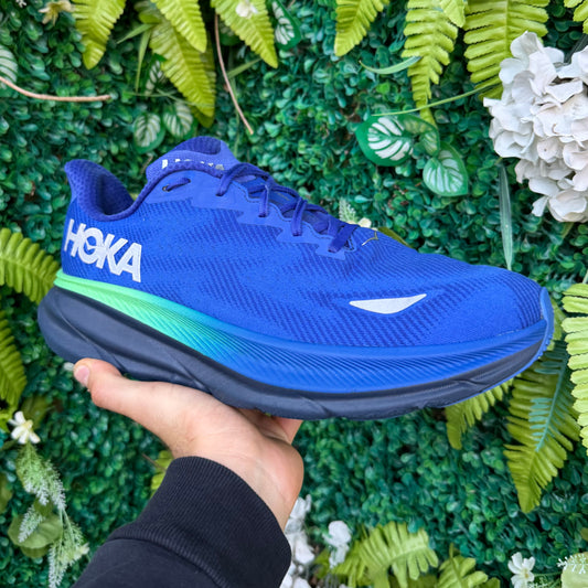 Hoka Clifton 9 Gore-Tex - Dazzling Blue / Evening Sky - UK11.5