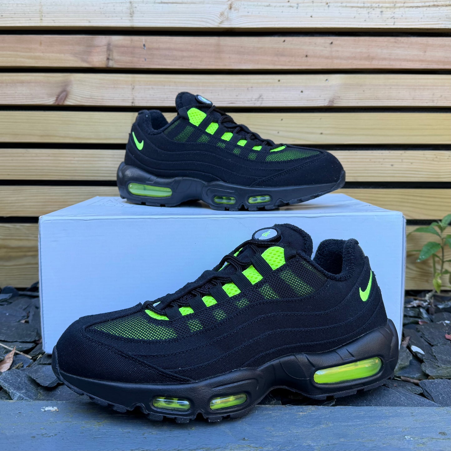 Nike Air Max 95 ID “Nike By You” - Black / Neon Patch - UK9