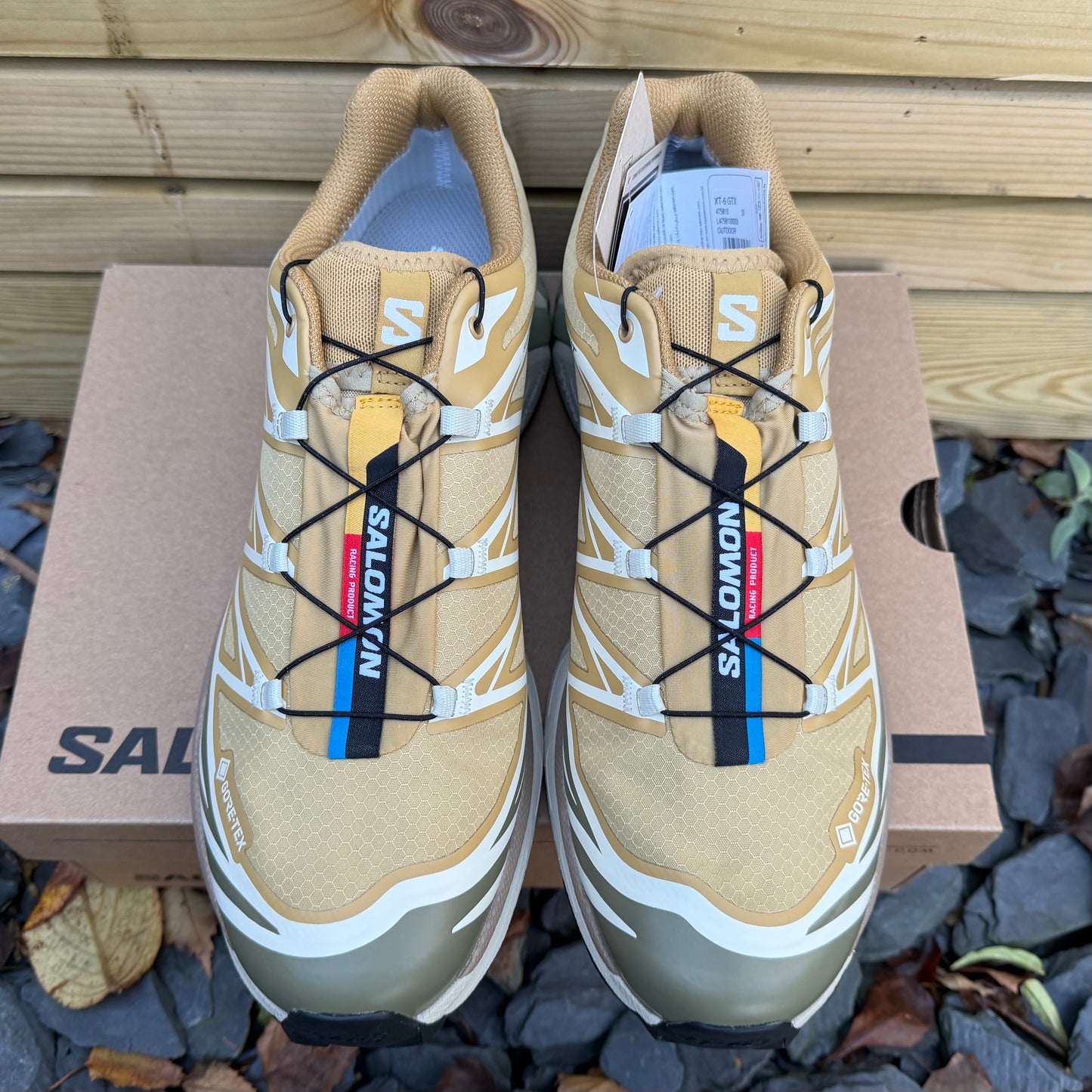 Salomon XT-6 Gore-Tex - Antelope / Icicle / Portabella - UK10 - Brand New