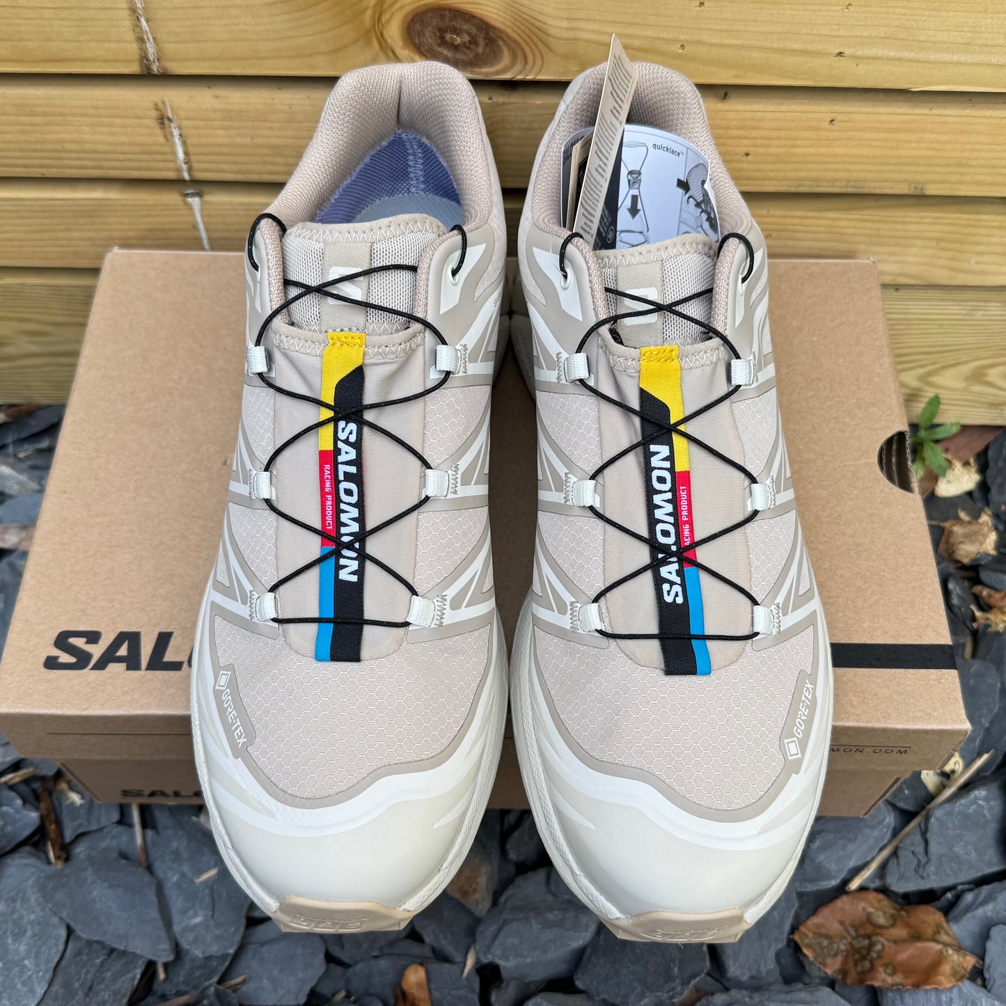 Salomon XT-6 Gore-Tex - Oxford Tan / Almond Milk / Safari - UK11 - Brand New