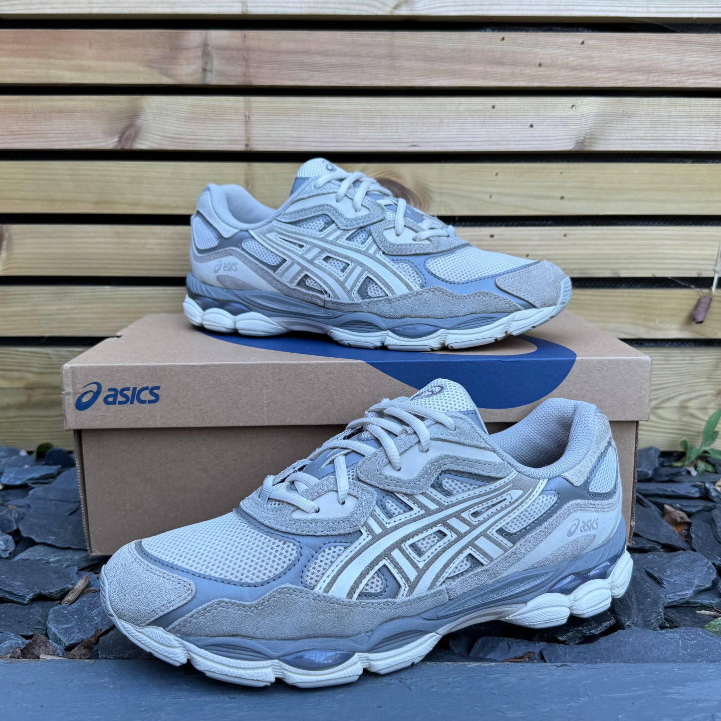 Asics Gel-NYC - Cream / Oyster Grey - UK9