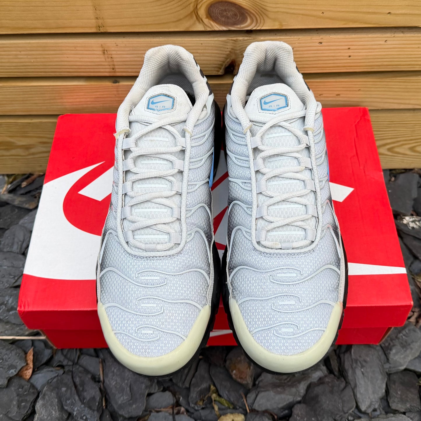 Nike Air Max Plus TN - Pure Platinum / University Blue - UK9