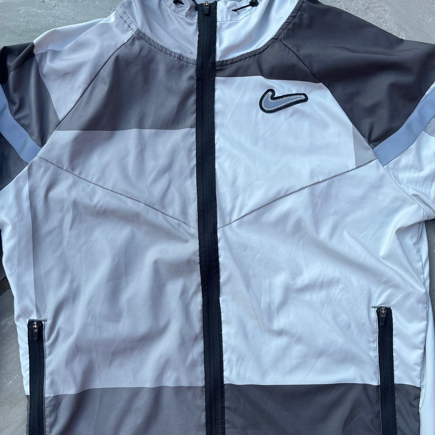 Nike WildRun Patch Work Jacket Grey / White