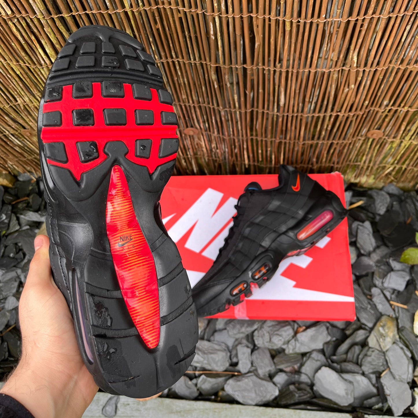 Nike Air Max 95 Black / Firey Red UK8.5