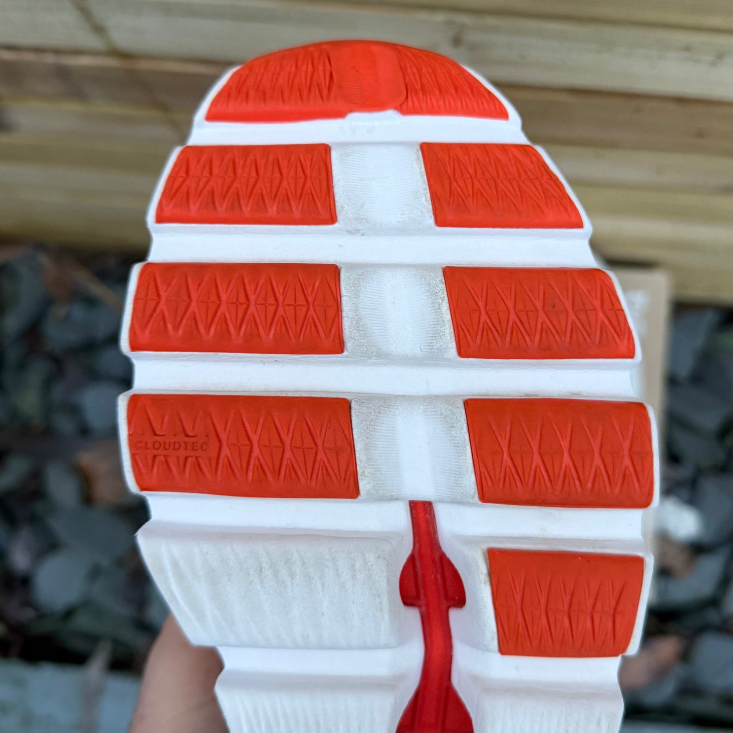 On Running CloudSwift 2.0 - Glacier White / Flame Orange - UK9