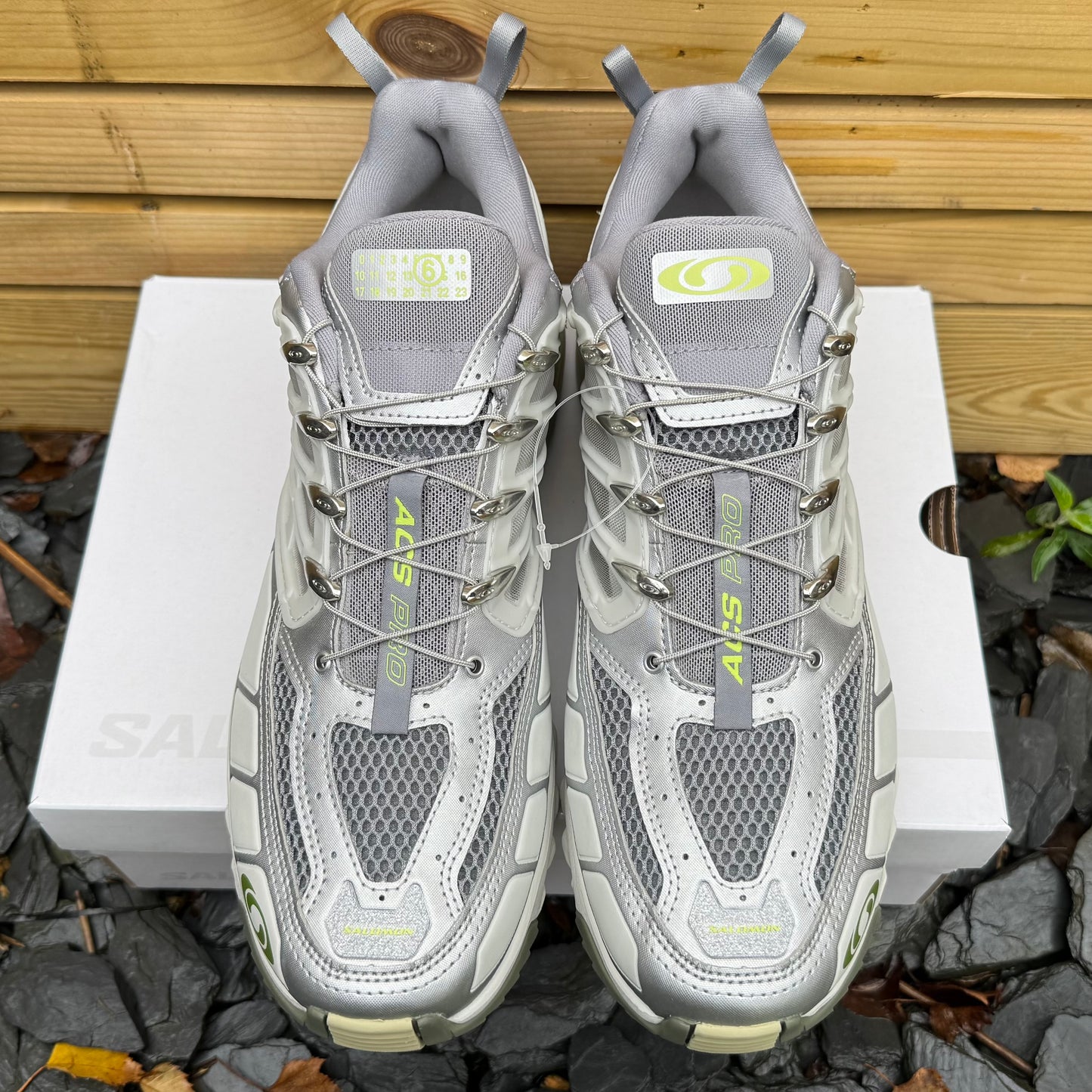 MM6 Maison Margiela x Salomon ACS Pro 2 - Shark Skin / Sharp Green - UK10.5 - Brand New