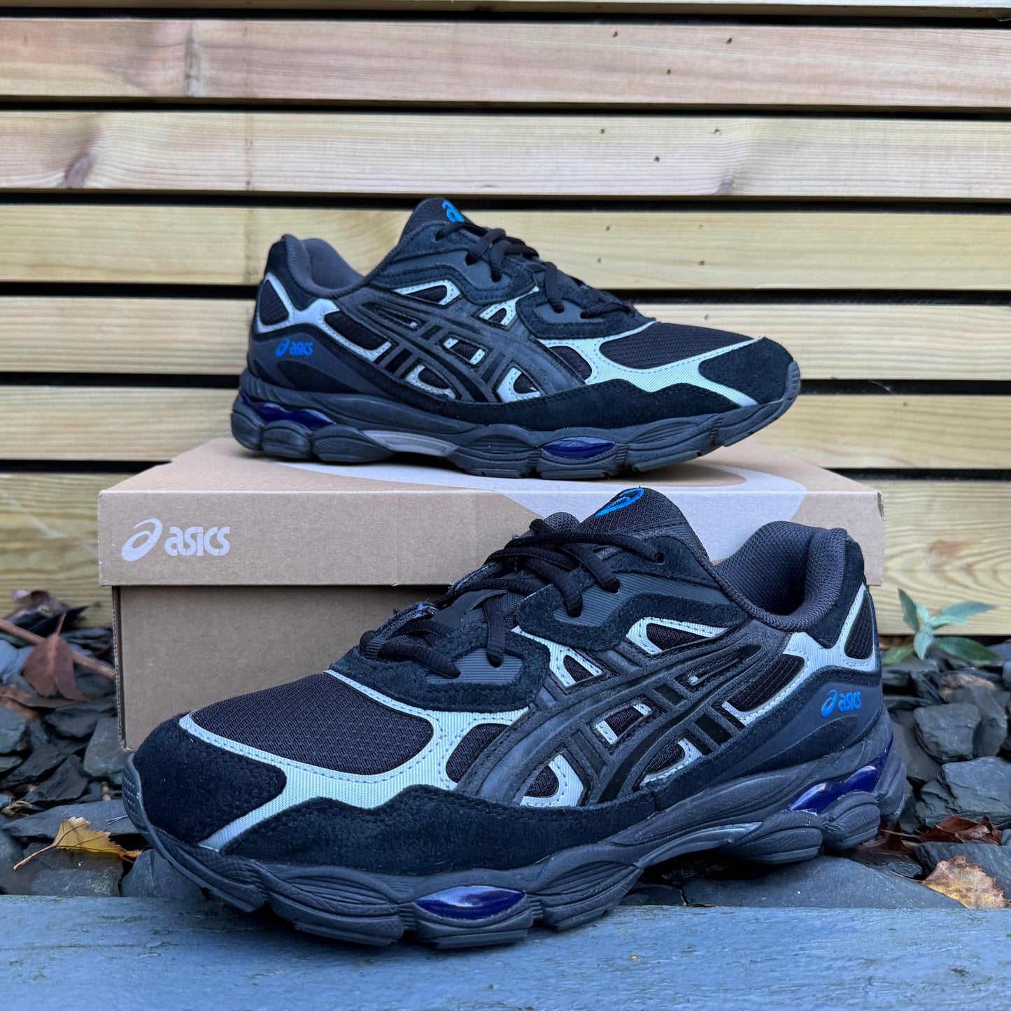 Asics Gel-NYC - Black / Carbon / Blue - UK9