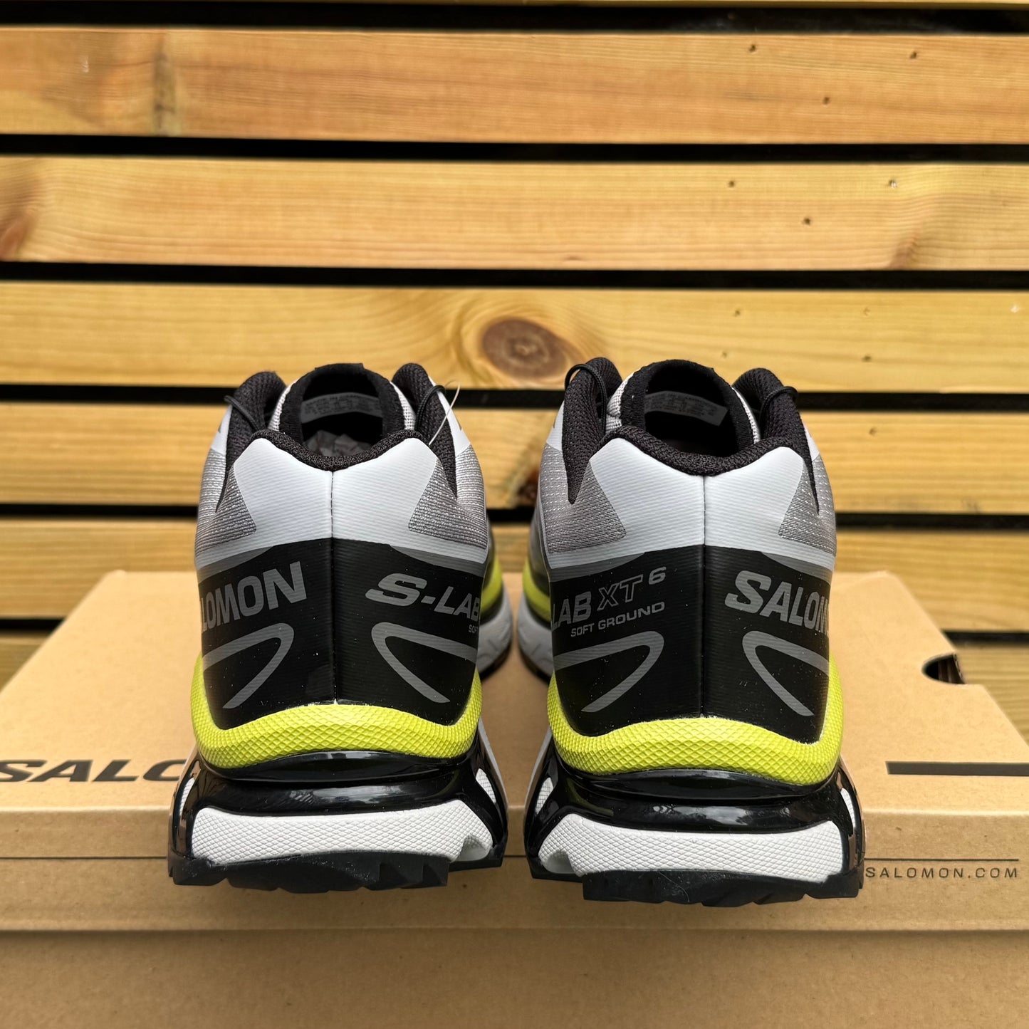 Salomon XT-6 - Alloy / Black / Dark Citron - UK11.5 - Brand New