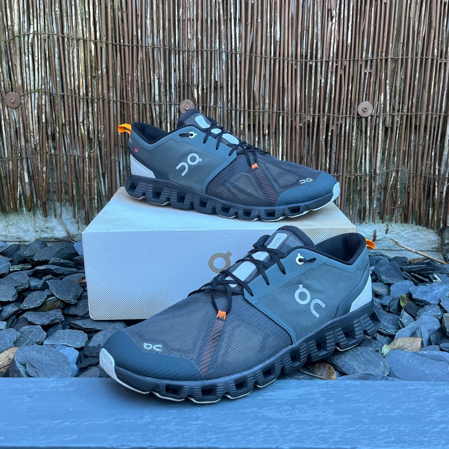 On Running Cloud X 3 Shift Grey / Turmeric UK12