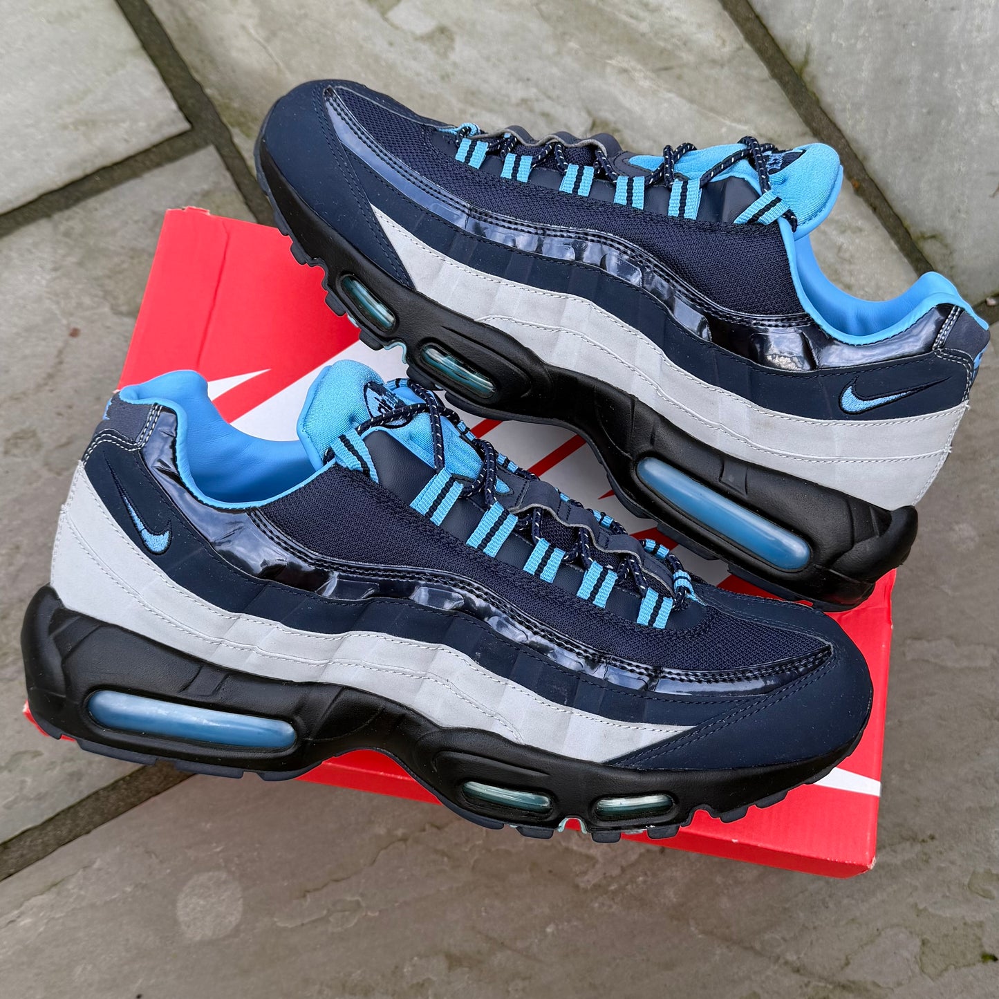 Nike Air Max 95 SI JD Exclusive 2015 - University Blue - UK10.5