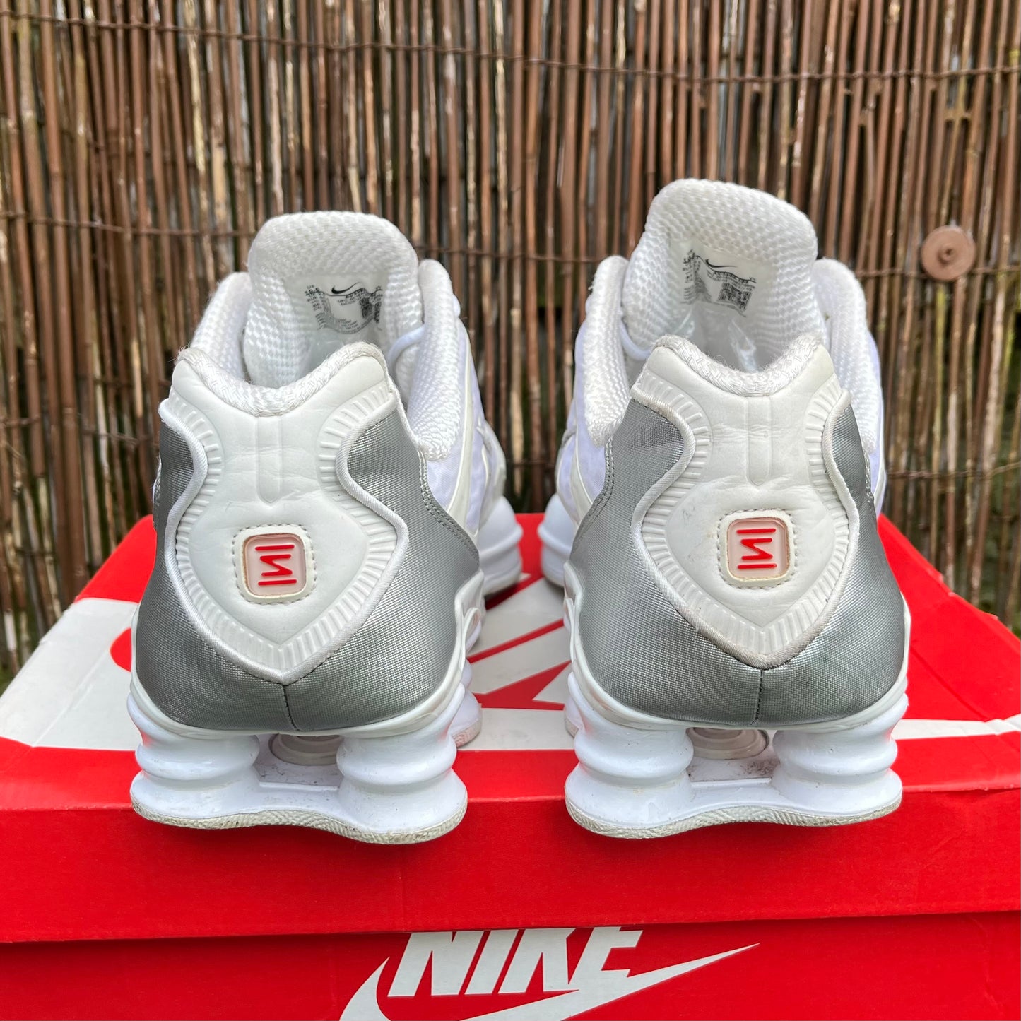 Nike Shox TL White Metallic Silver