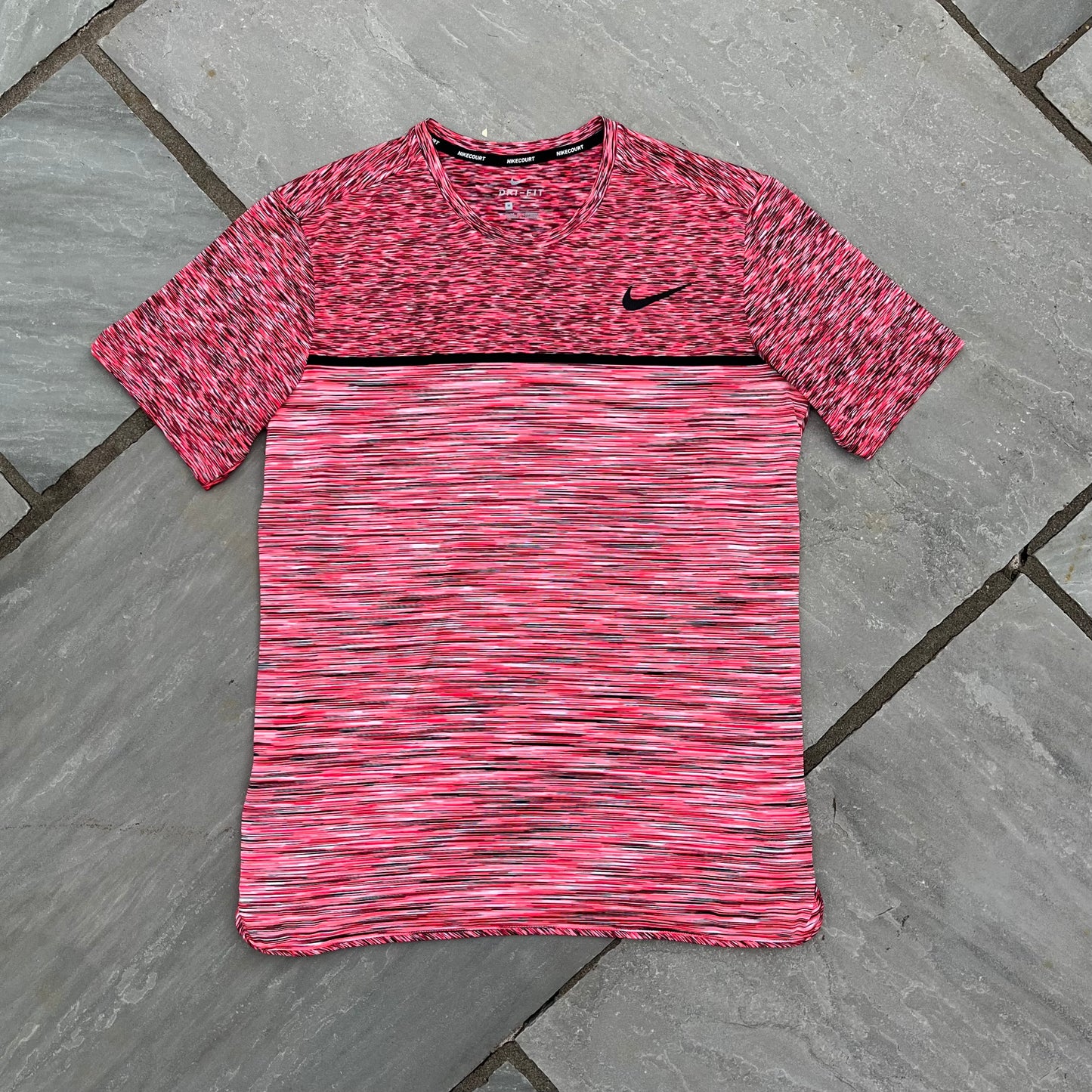 Nike Court Dri-Fit Pink / Black T-Shirt