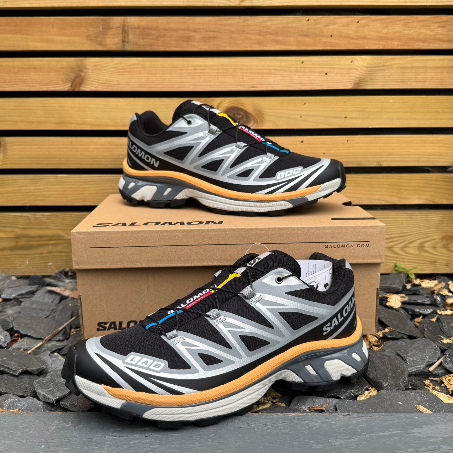 Salomon XT-6 - Black / FTW Silver / Light Apricot - UK8 - Brand New