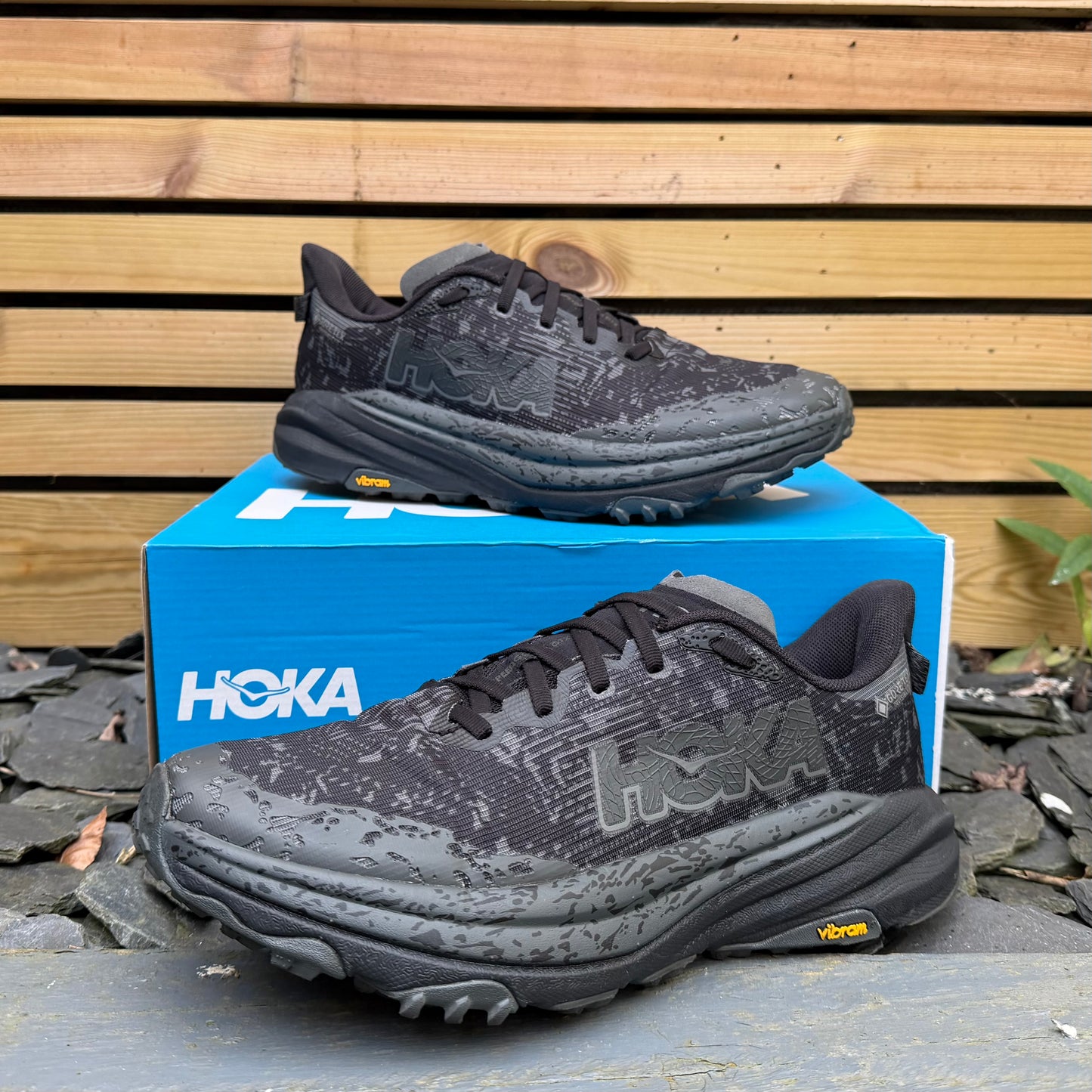 Hoka Speedgoat 6 Gore-Tex - Black / Grey - UK8.5