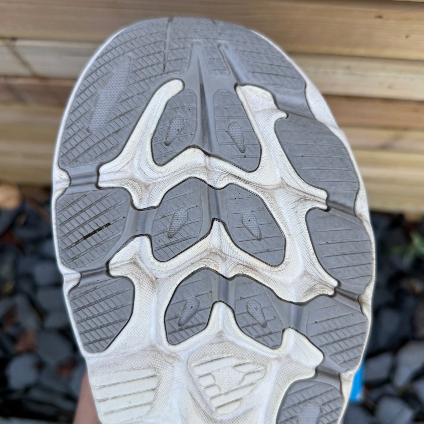 Hoka Clifton 10 - Grey / White - UK11.5