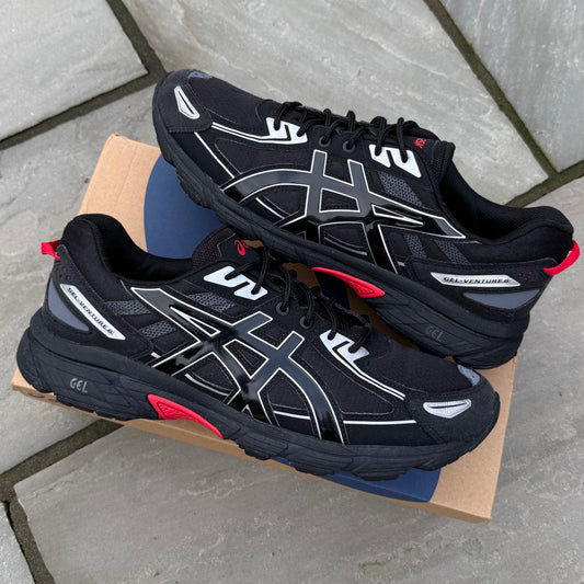 Asics Gel-Venture 6 - Black / Crimson - UK11