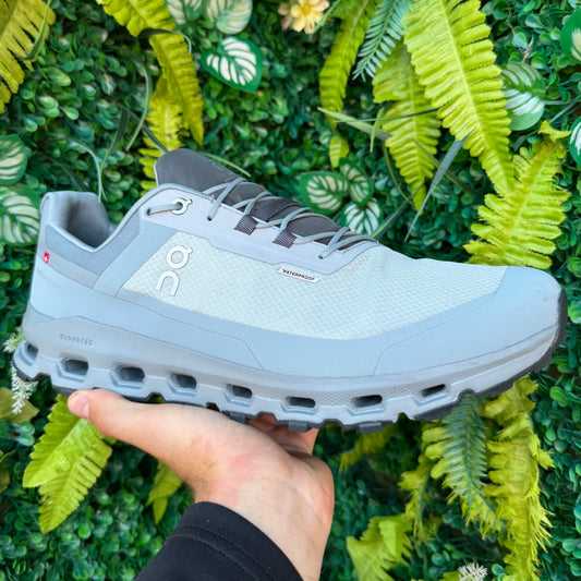 On Running CloudVista Waterproof - Glacier / Cobble - UK10.5