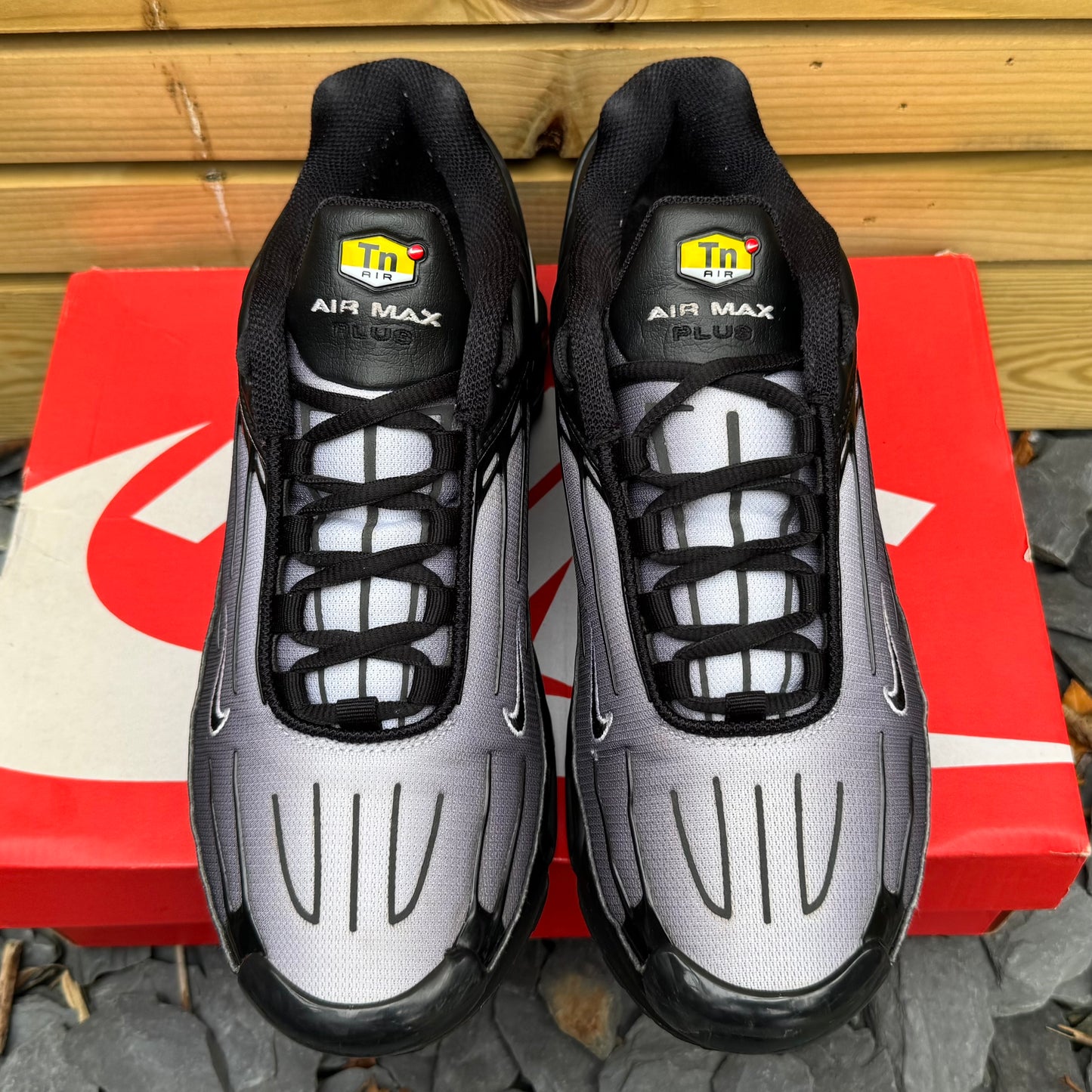 Nike Air Max Plus TN 3 - Black / Wolf Grey - UK8.5