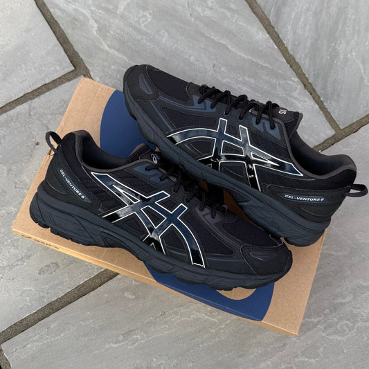 Asics Gel-Venture 6 - Black / Metallic - UK8