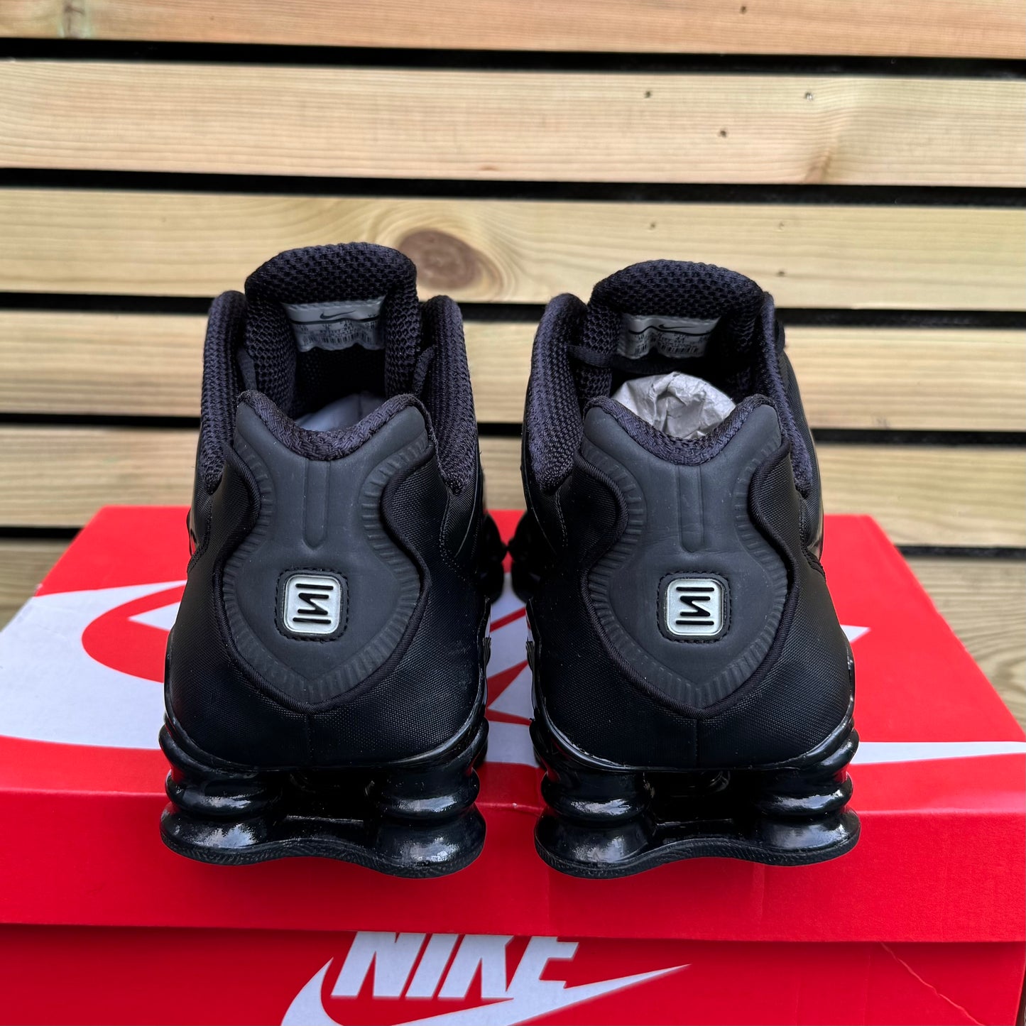 Nike Shox TL - Black / Silver - UK9