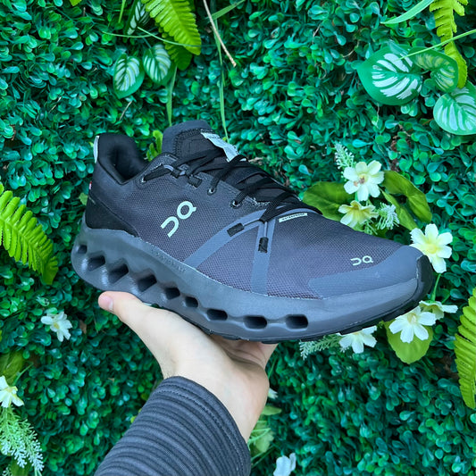 On Running CloudSurfer Trail Waterproof - Black / Eclipse - UK8.5