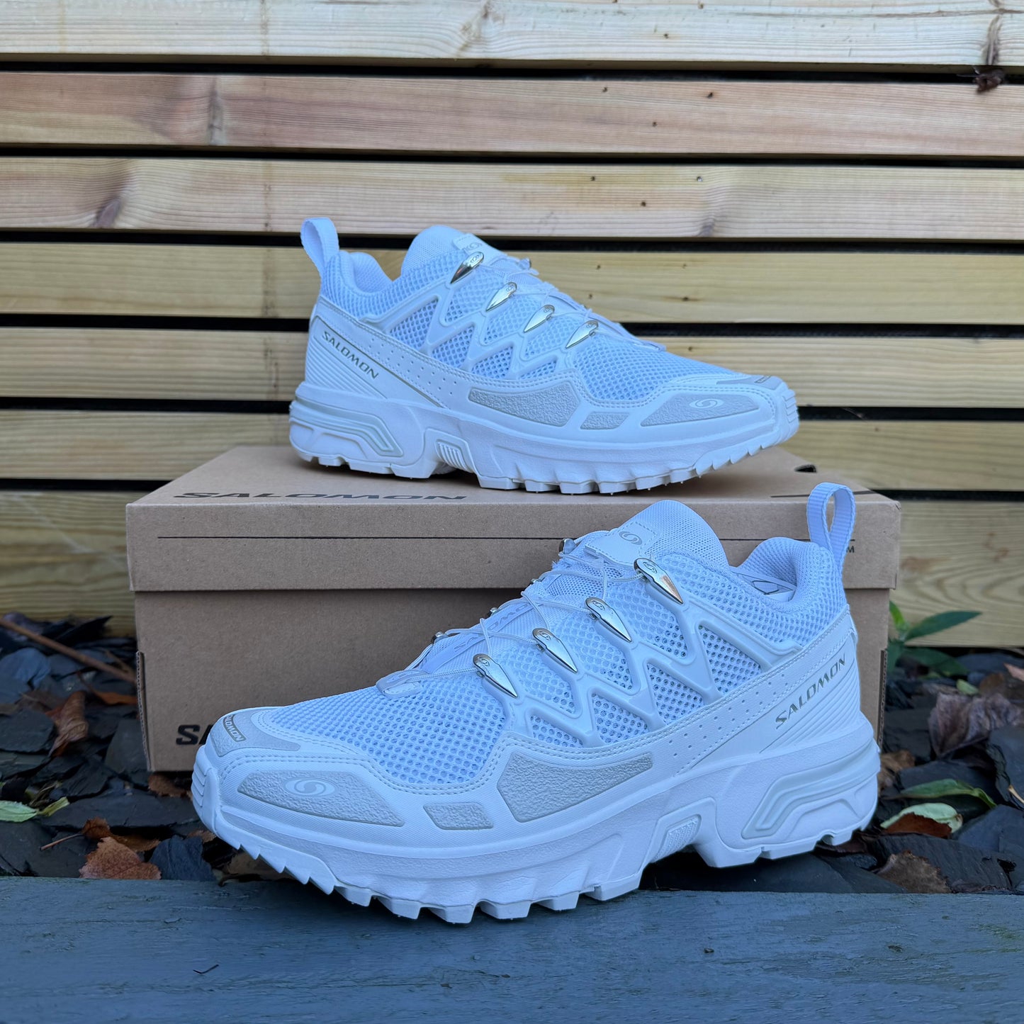 Salomon ACS + OG - White / FTW Silver - Multiple Sizes - Brand New