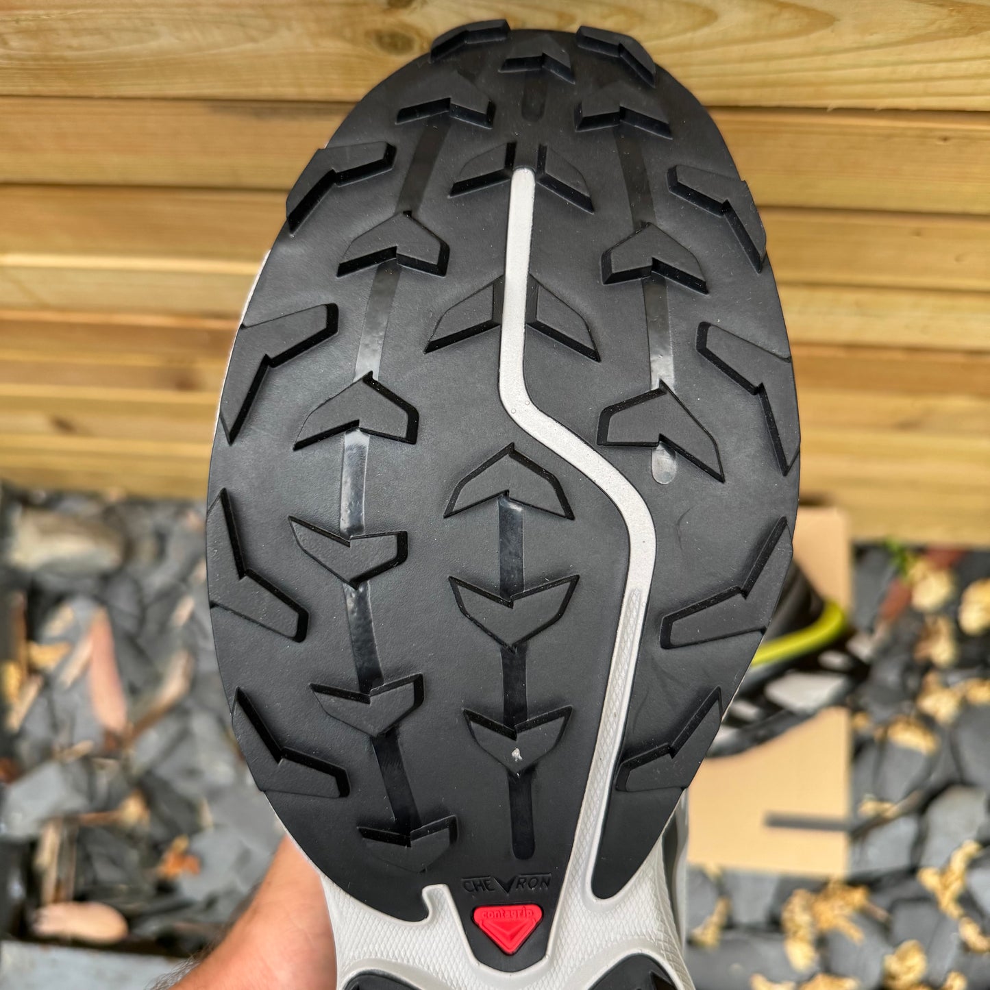 Salomon XT-6 - Alloy / Black / Dark Citron - UK11.5 - Brand New