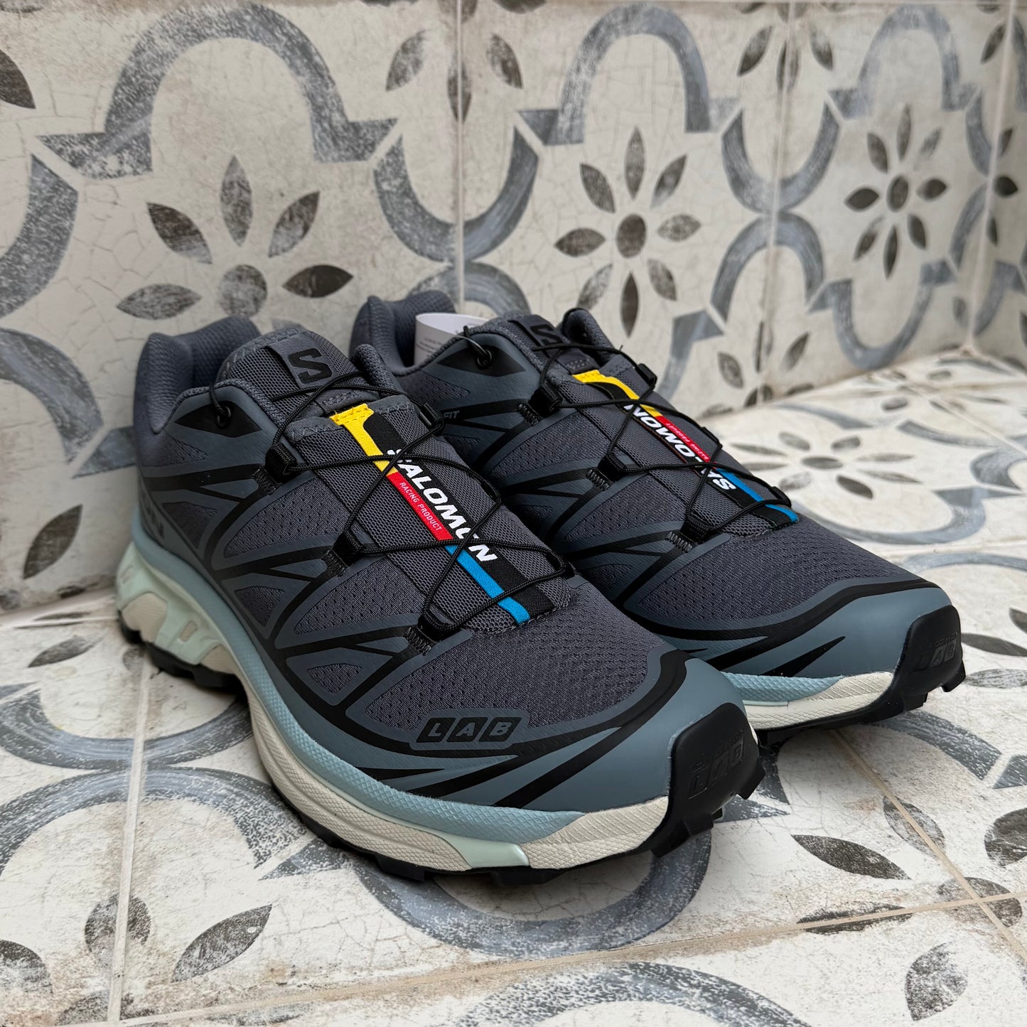 Salomon XT-6 - Turbulence / Trooper / Clearly Aqua - Multiple Sizes - Brand New